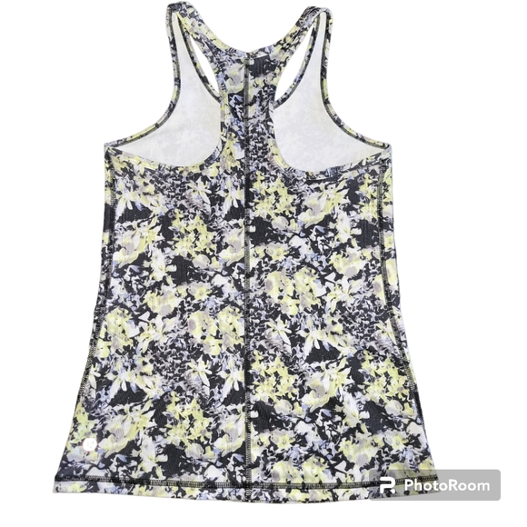 LULULEMON Inspiration Tank II Sz: 6/XS,S in Black/ yellow, EUC - Picture 2 of 9